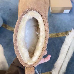 UGG   Classic Sheepskin Booties Maroon/Maroon